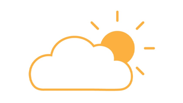 Weather icon for a teaser