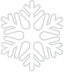 Snowflake icon 35x35px