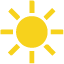 Sun icon 35x35 px