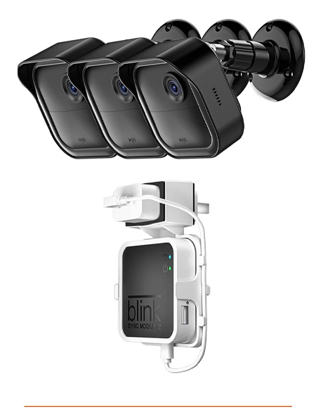 Motivation campaign reward Amazon turvakaamera Blink Outdoor 3 Camera System