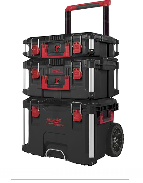 TÖÖRIISTAKOHVRITE KOMPLEKT 3-OSA PACKOUT, MILWAUKEE