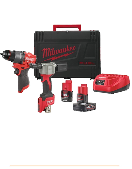 MILWAUKEE POWERPACK M12 FPP2AX-423P + M12 FID